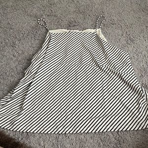 nwt h&m stripped flowy tank top